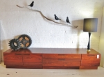 Danish 3 piece low cabinet
Fully restored Brazilian Rosewood