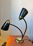 1950&#39;s American desk lamp twin design
Fully restored and safety tagged