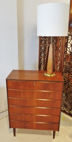 Danish chest of drawers in teak - Fully restored