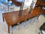 Milo Baughman burl walnut extension dining table
Fully restored
Max length : 3200 mm
Origin : USA