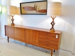 Mid Century Modern table lamps
Fully restored timber + new shade and wiring
Timber : Ash - one available
Origin USA circa 1960