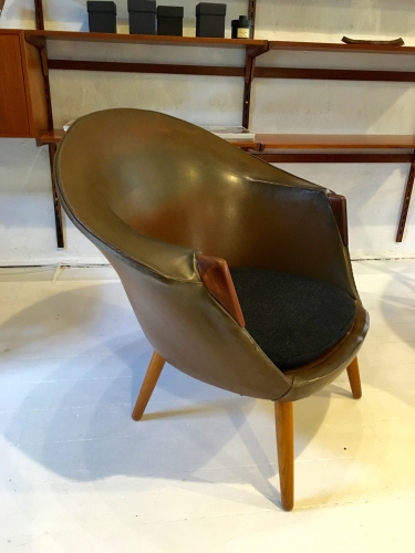 Danish mid century lounge chair