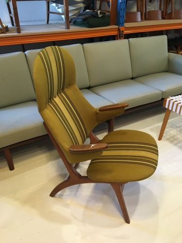 Danish mid century chair by Poul Hundevad