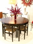 Hans Olsen rosewood table and chairs
