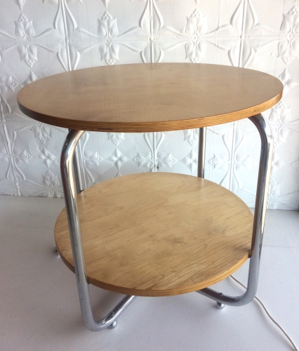 Art Deco two-tier occasional table