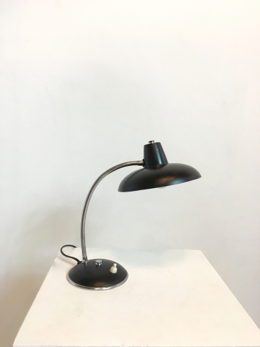 Small Black mid century desk lamp
