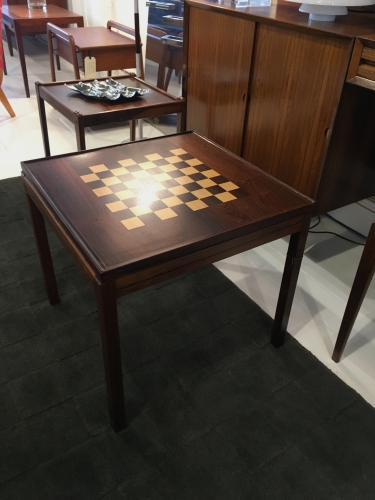 Danish Rosewood flip top chess table