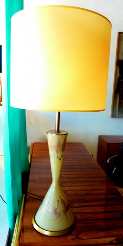 Glass Lamp Art Deco Original