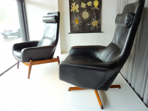 Danish mid century lounge chairs