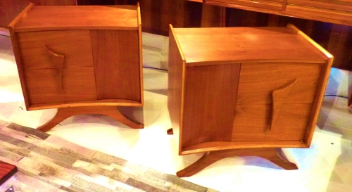 Eames Era, pair of side cabinets - Fully restored