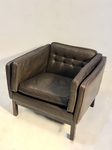 Danish leather armchair
