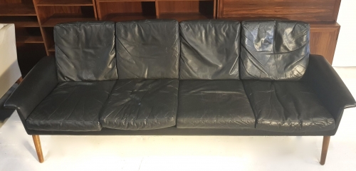 HW Klein '265' Danish Leather Sofa