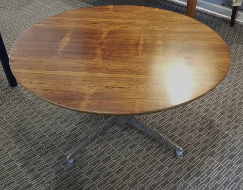Mid-Century Rosewood Adjustable Table