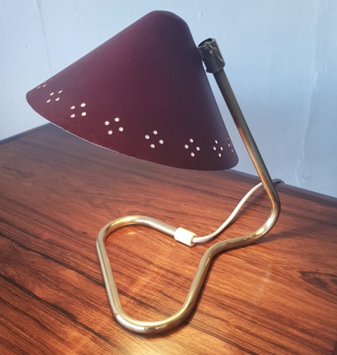 Danish Brass Desk Lamp
