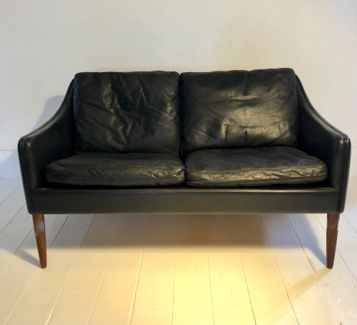 Hans Olsen 2 Seater Leather Sofa
